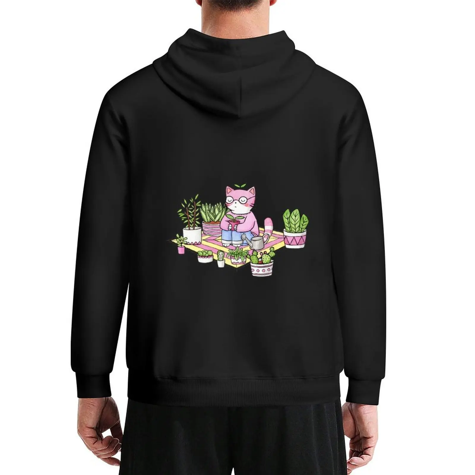 

Cacti Meditation Hoodie male clothes graphic t shirts men autumn clothes aesthetic clothing graphic hoodie