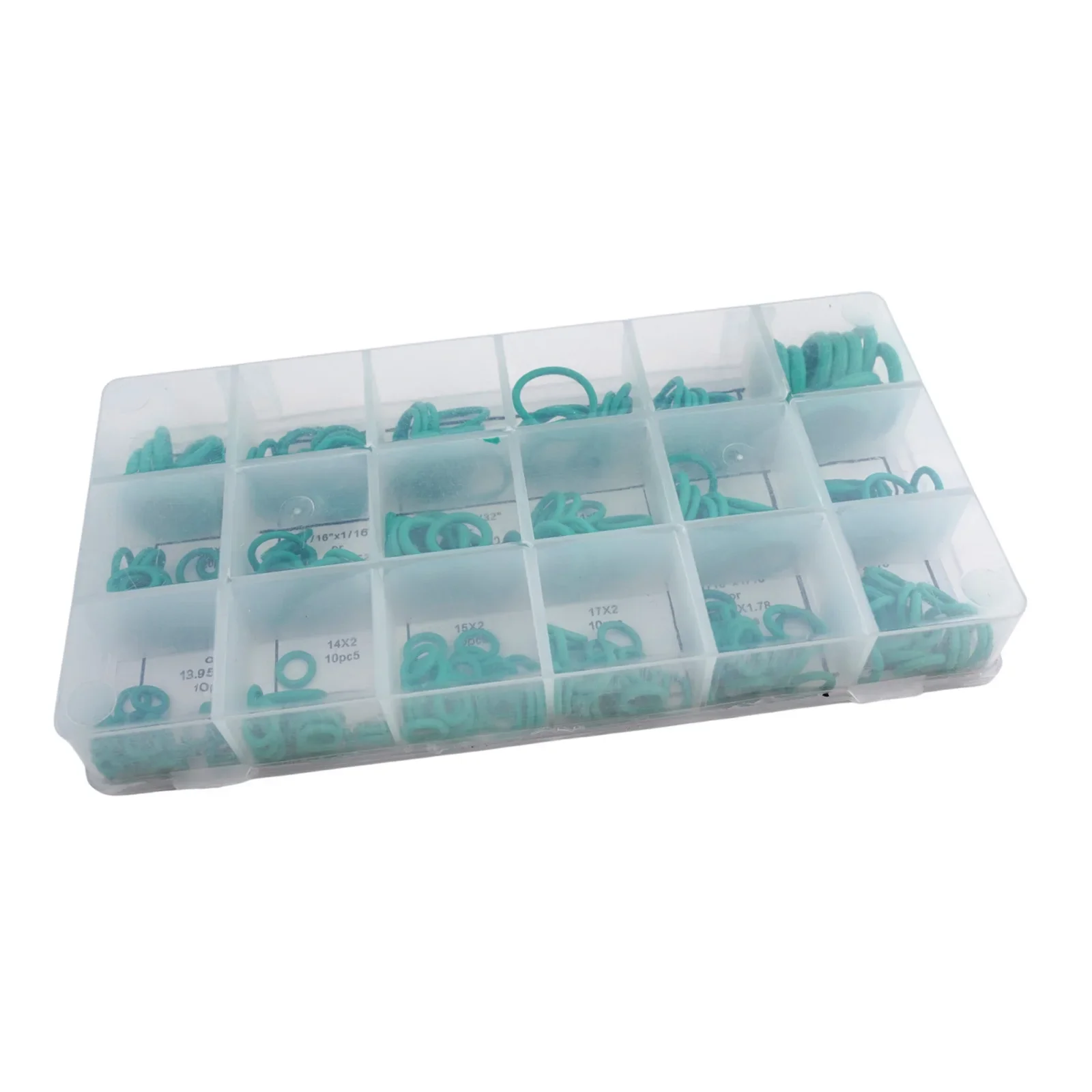 Automotive Air Conditioning O Ring Set 270 PCS For R134a System With Assortment Of 18 Sizes For AC Seal Repair And Installation