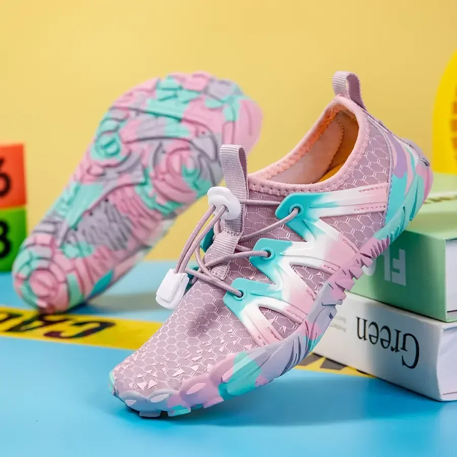 

2025 New children's shoes, popular swimming shoes, water wading shoes, breathable upstream shoes tenis mizuno masculino