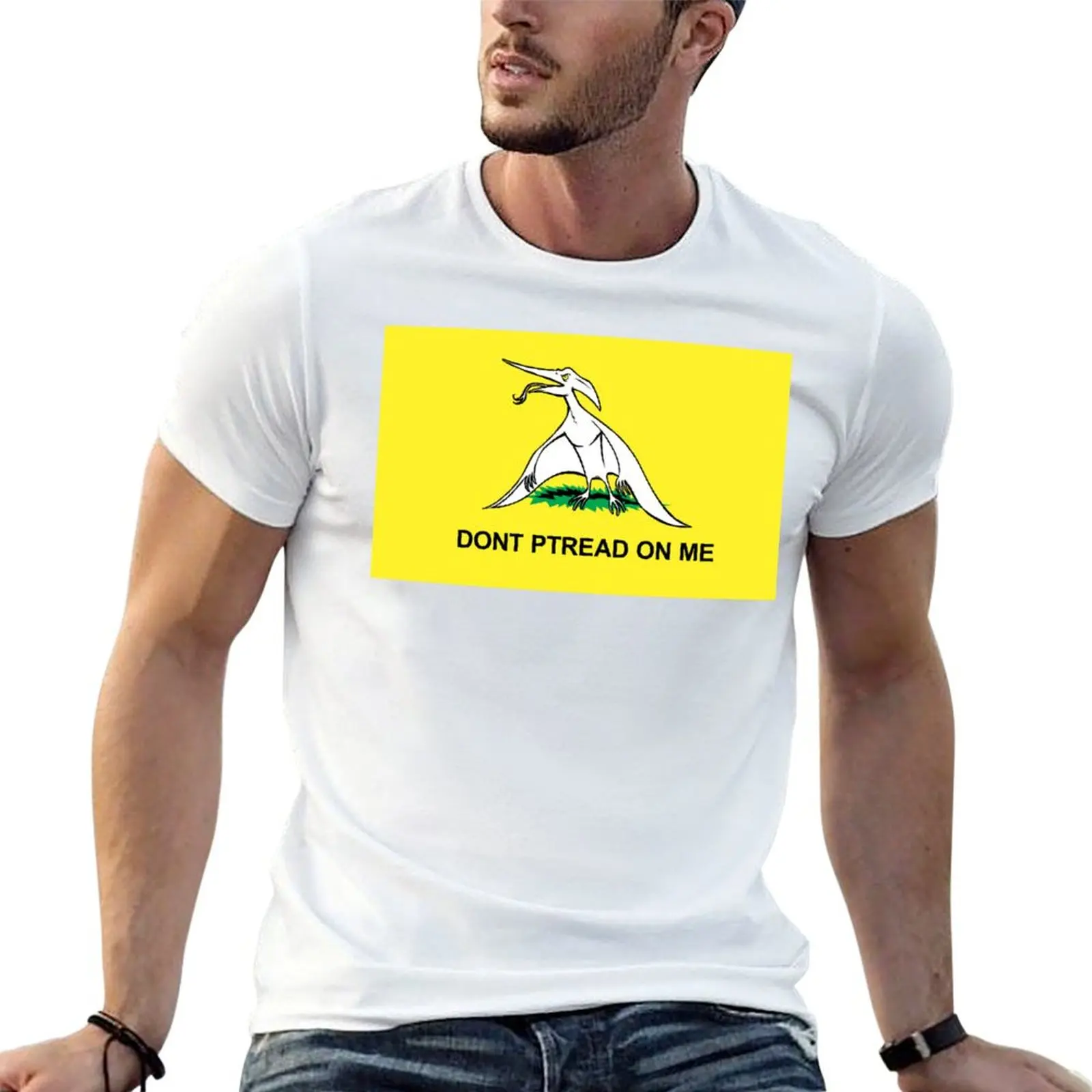 

Funny Pterodactyl version of Gasdsen Flag T-Shirt vintage oversize t-shirts man mens t shirt graphic