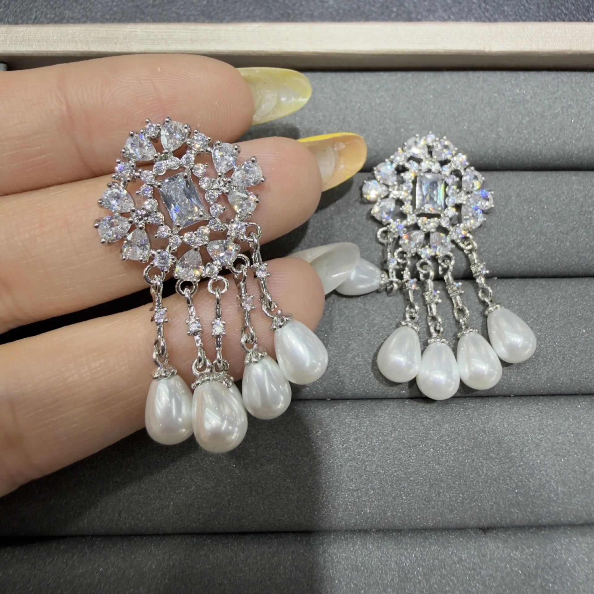 elegant-long-tassel-pearl-earrings-retro-style-cubic-zirconia-wedding-banquet-fashion-jewelry-female-daily-accessories