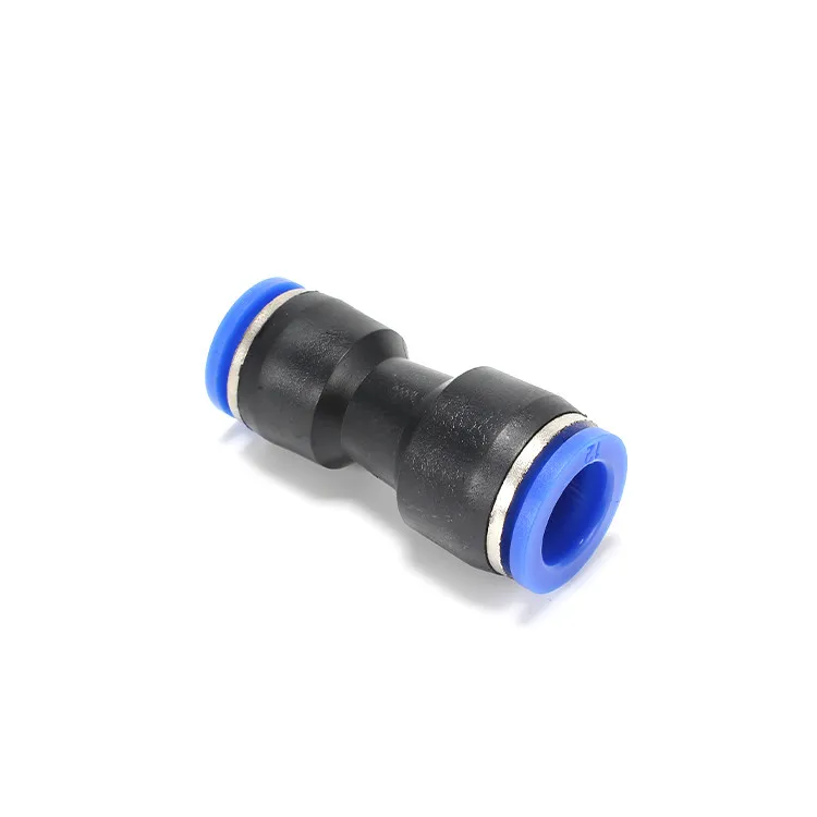 1PCS PU PG  Blue Pneumatic Fitting Pipe Connector Tube Air Quick Fittings Water Push In Hose Couping 4mm 6mm 8mm 10mm 12mm 14mm