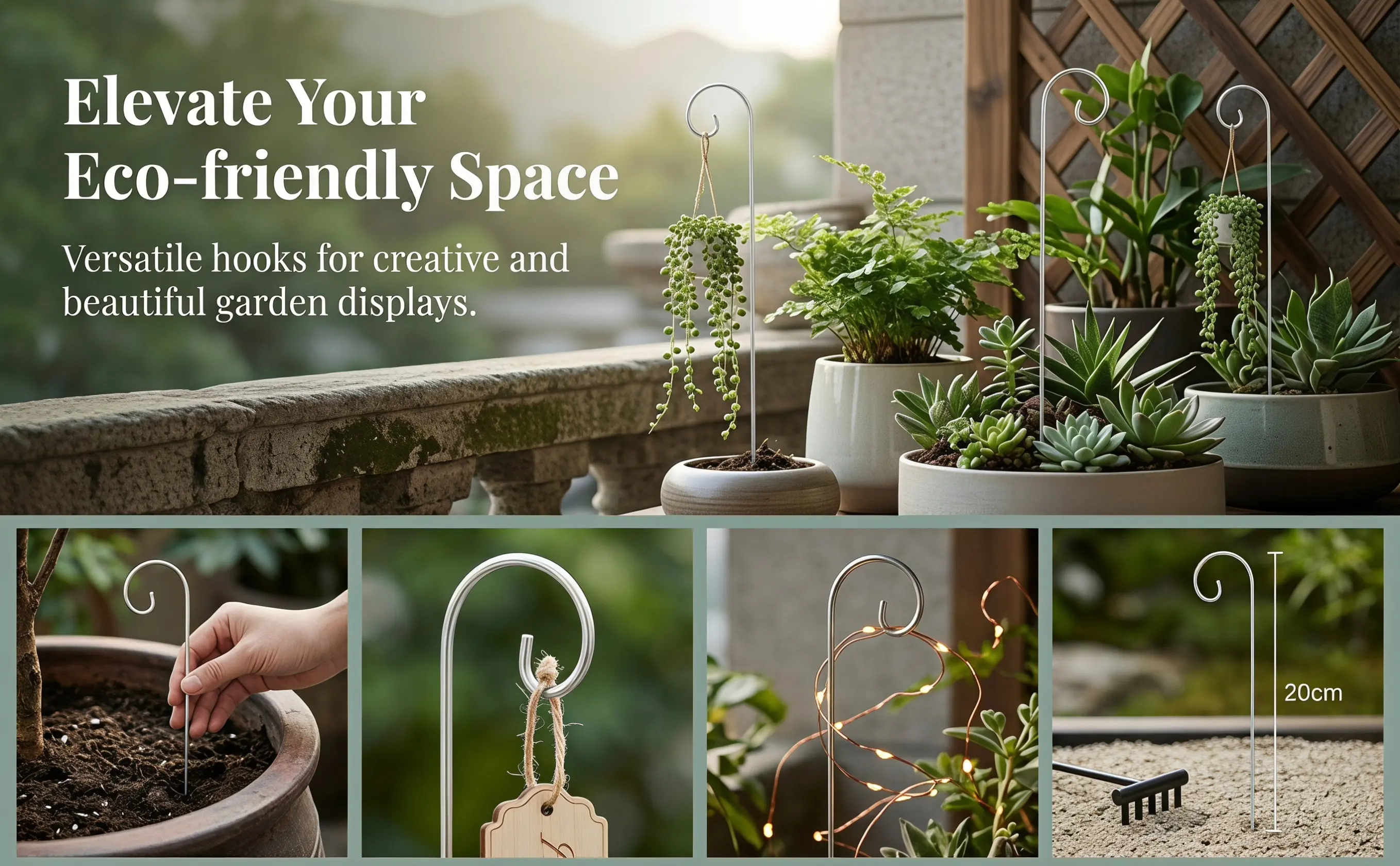 Plant Label Tags - 10 unidades de estacas de jardín