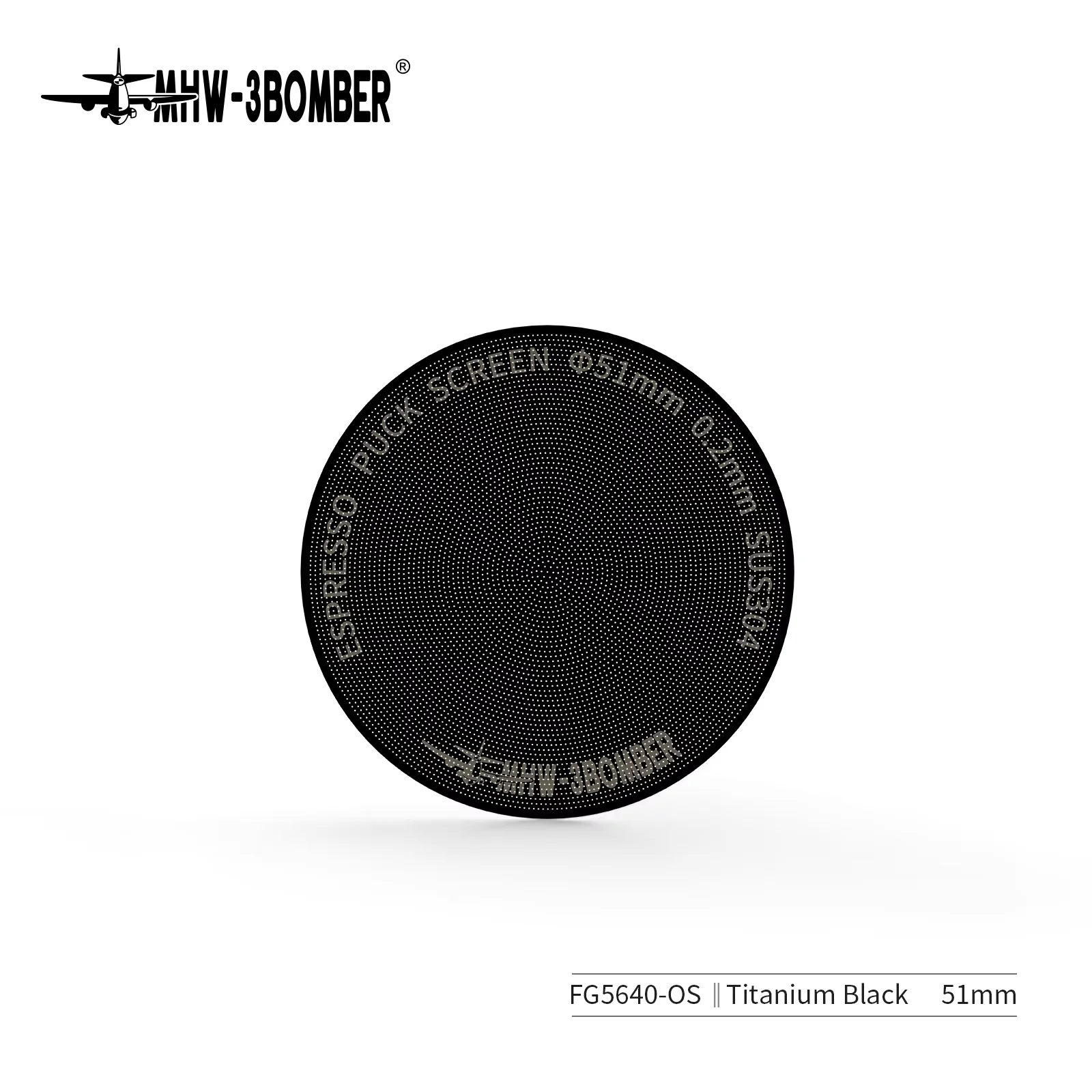 MHW-3BOMBER 51/53/58.5mm Puck Screen 0.2/0.8mm Metal Herbruikbaar Koffiefilter voor Espresso Portafilter Mandje Koffie Accessoires