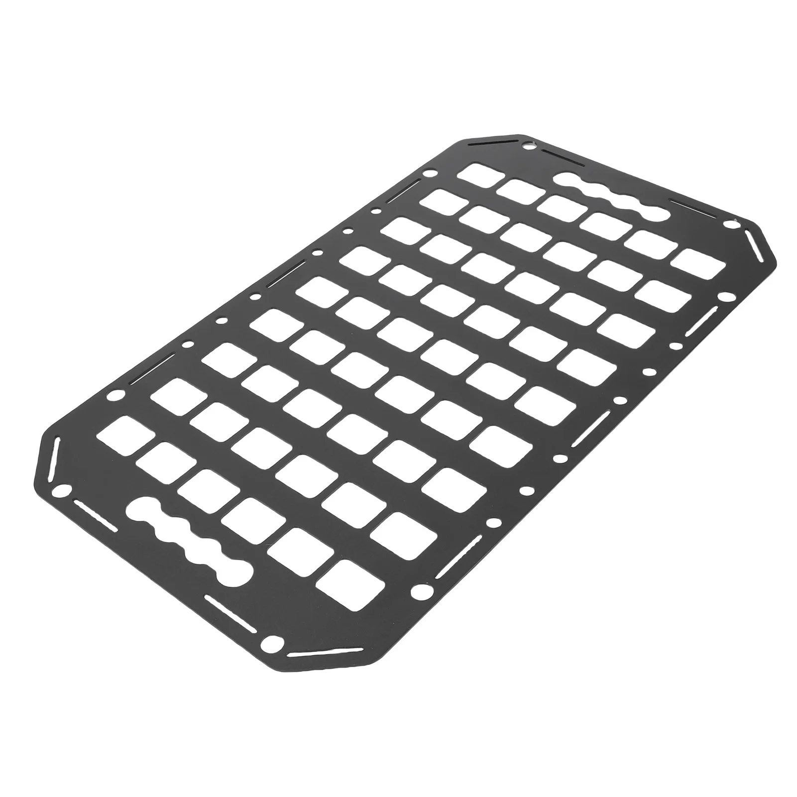 

Truck Bed Panel Aluminum Use with L Rails Cargo Storage Organizer Tools Rack for Sedans SUVs Pickups Trucks RVs Trailers