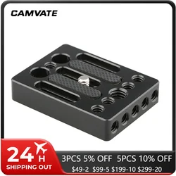 CAMVATE Camera Baseplate Quick Release Plate WIth 1/4