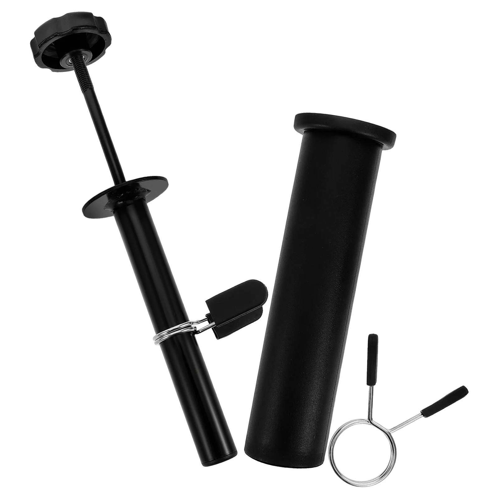

1 set Barbell Reducing Sleeve Fitness Equipment Holder Plate Rack Accessories Latch Carbon Steel Adapter Stand Gym Weight Stack