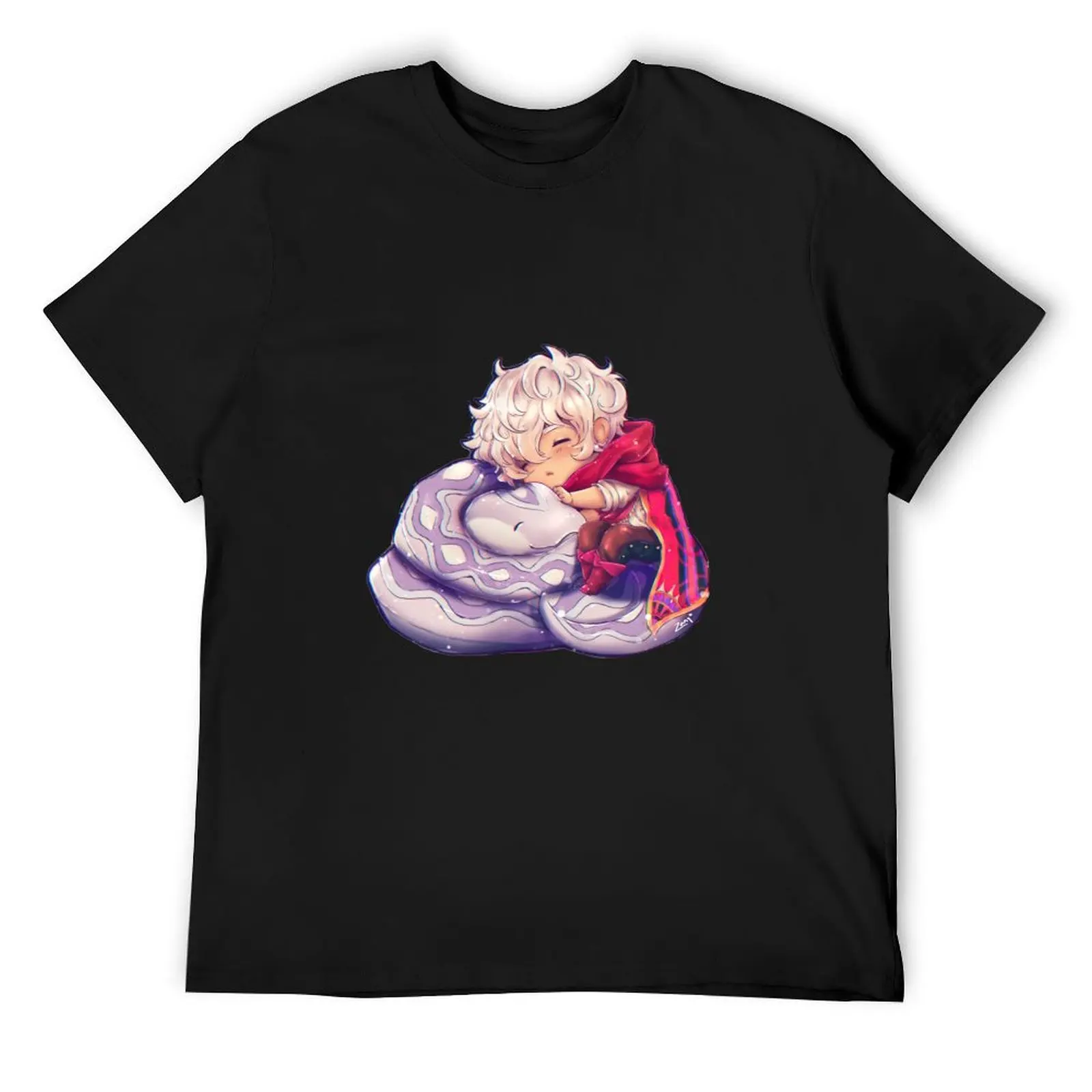 Футболка Sleepy Asra, роскошная мужская футболка с рисунком, винтажная персонализированная футболка, футболка с аниме, мужские забавные футболки