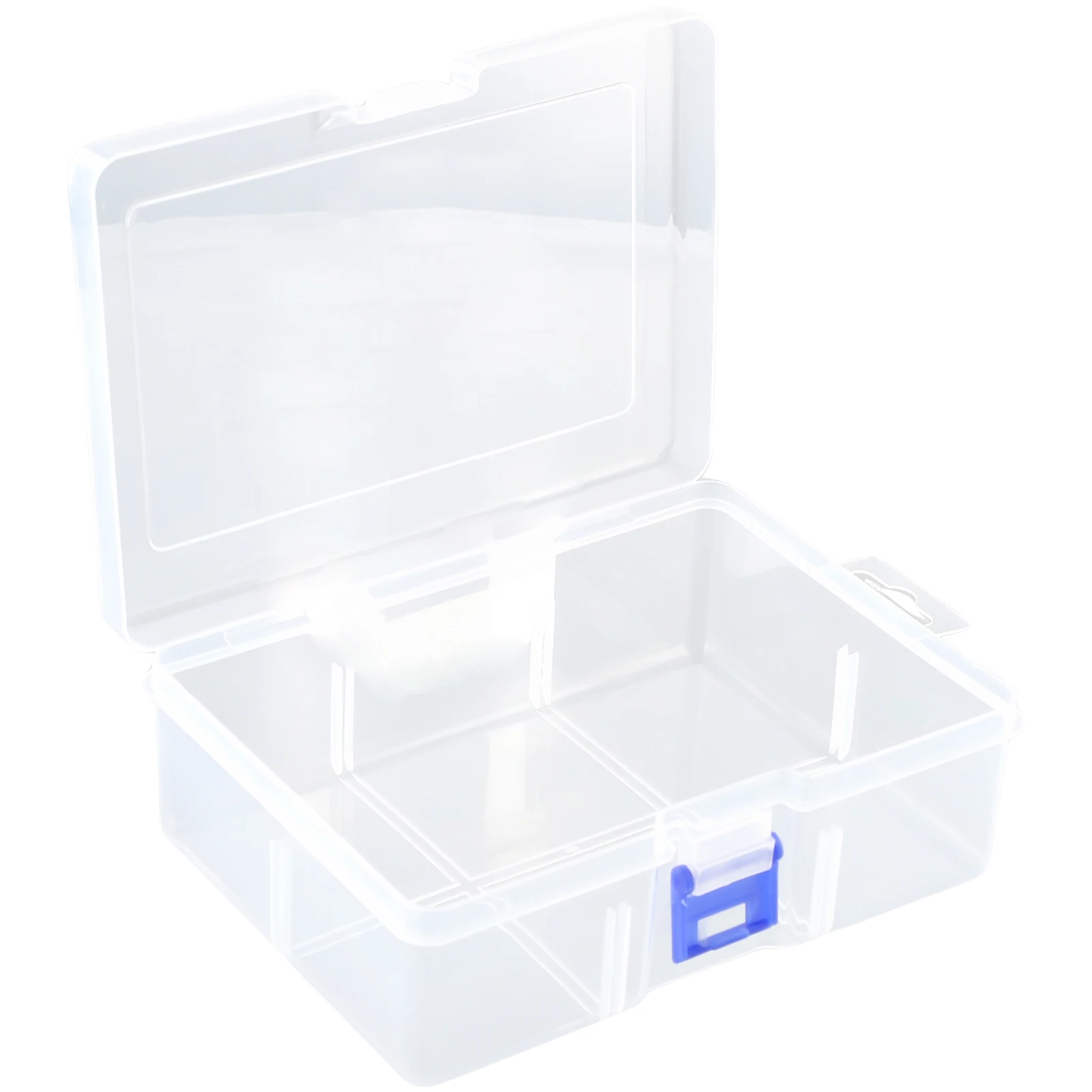 16.5x12x5.8cm Transparent Plastic Large-Capacity Transparent Plastic Cosmetics Storage Box Holder Case Container In Stock