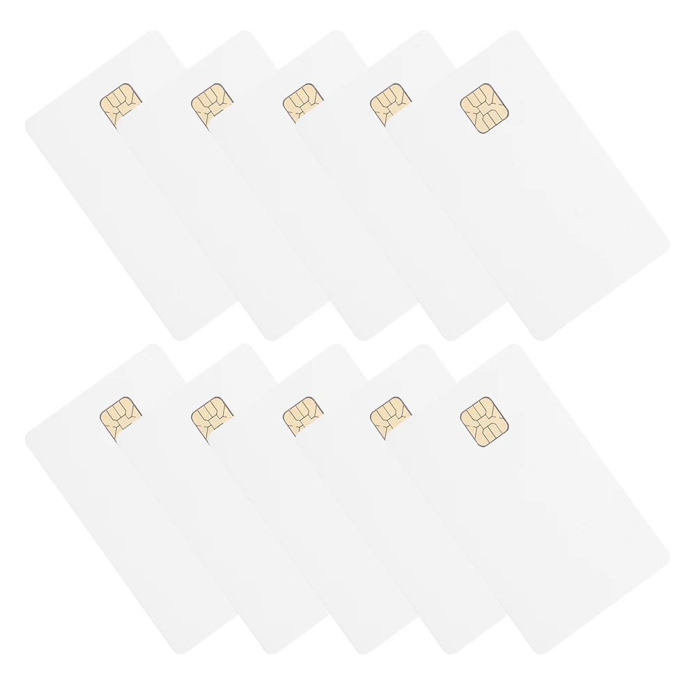 

15 Pcs Card White with Chip for Access Control System PVC Blank Cards 16k Memory Blank Cards With Chip Safe Material