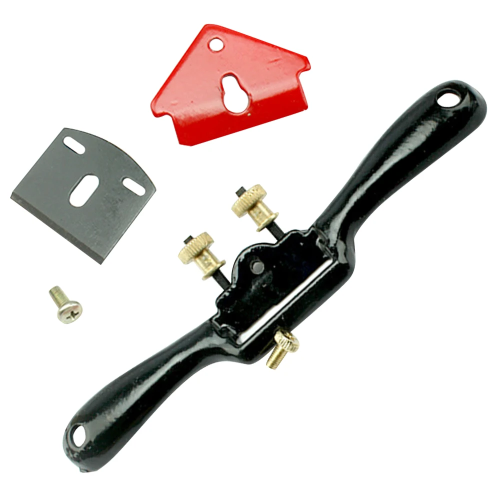

1 Set Spokeshave Woodworking Tool Hand Plane Adjustable Double-Screw Lock For Curved Carving Smooth Planing Wood Scraper For