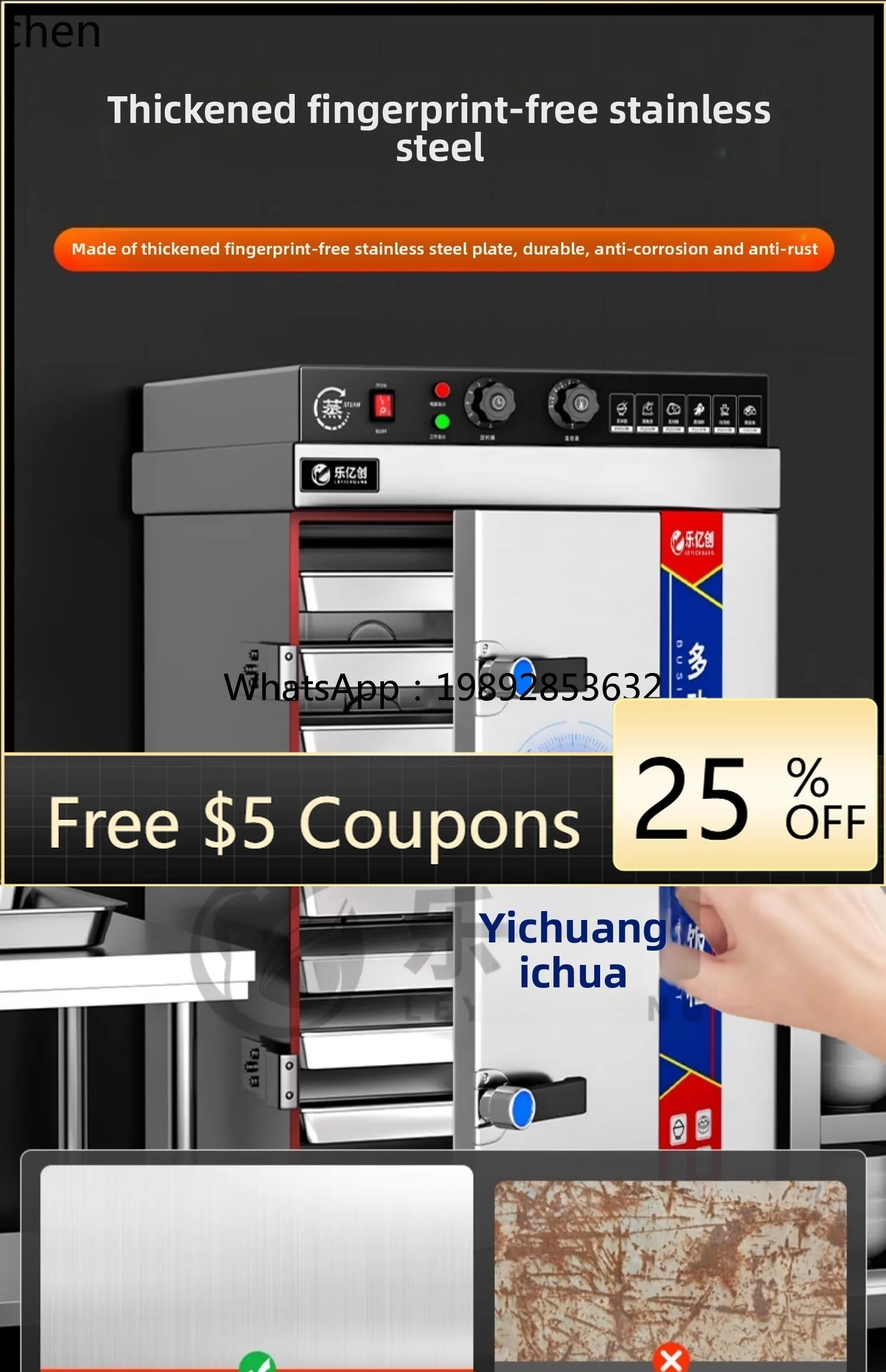 ZZ rice steamer steamed bun machine steamer commercial automatic small steamed bread machine rice steamer