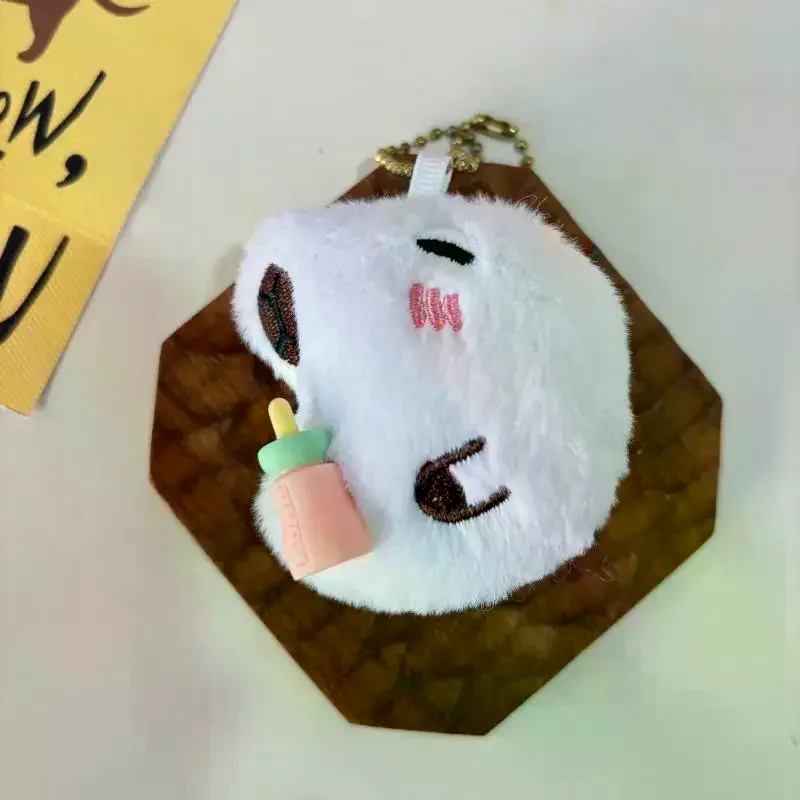 Capybara Plüschtier Schlüsselanhänger Cartoon Weiche Angefüllte Puppe Anhänger Auto Schlüsselanhänger Rucksack Tasche Dekor Kind Geschenk