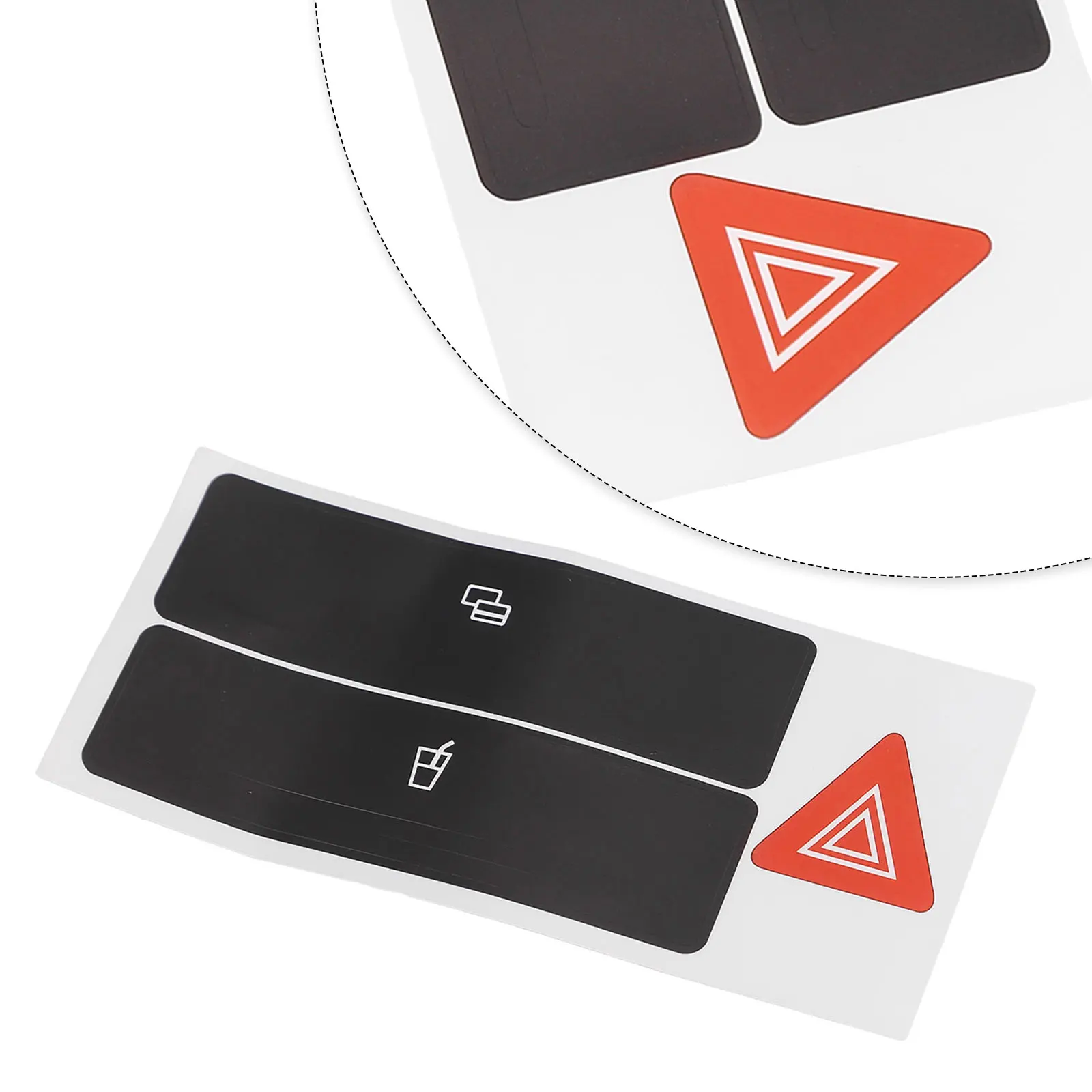 For A4 04-06 ESP Car for flash Switch Button Cover Cup Holder Stickers Repair Button Knob Switch Interior Decoration