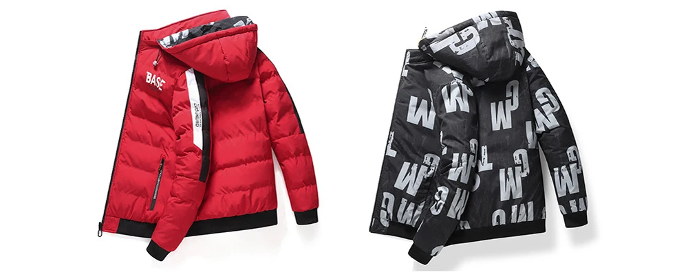 DIMUSI Winter Men Padding Jacket Fashion