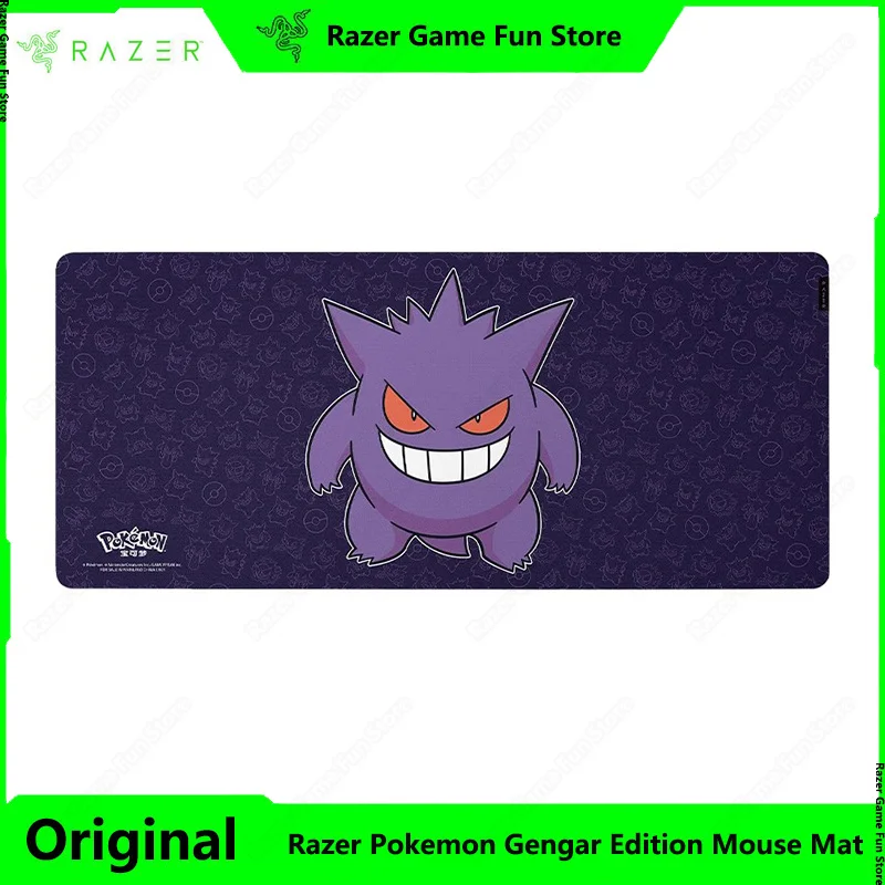 Razer Pokémon Gengar Edição limitada Goliathus V3 Gaming Mouse Pad Tapete de mouse antiderrapante de espuma de borracha macia de alta densidade