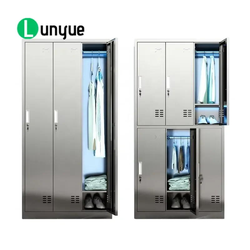 Waterproof Stainless Steel Gym Locker Multi Door Metal Sports Storage Cabinet for Swimming Pool Spa Locker Room Durable