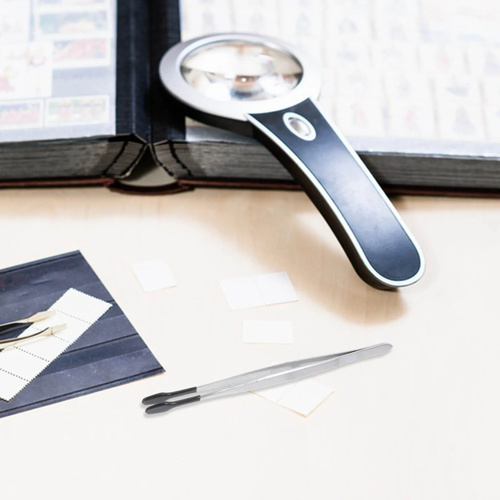 5 قطعة ملاقط مطاطية ناعمة مجموعة أدوات مطلية بدقة لصياغة المجوهرات ختم التعامل مع طقم الالكترونيات ملاقط مطاطية