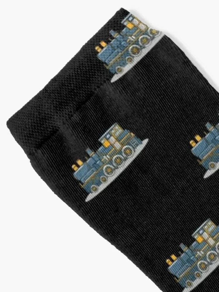 Train Wagon Socks valentine gift ideas Wholesale winter gifts New year's Socks Men Women's