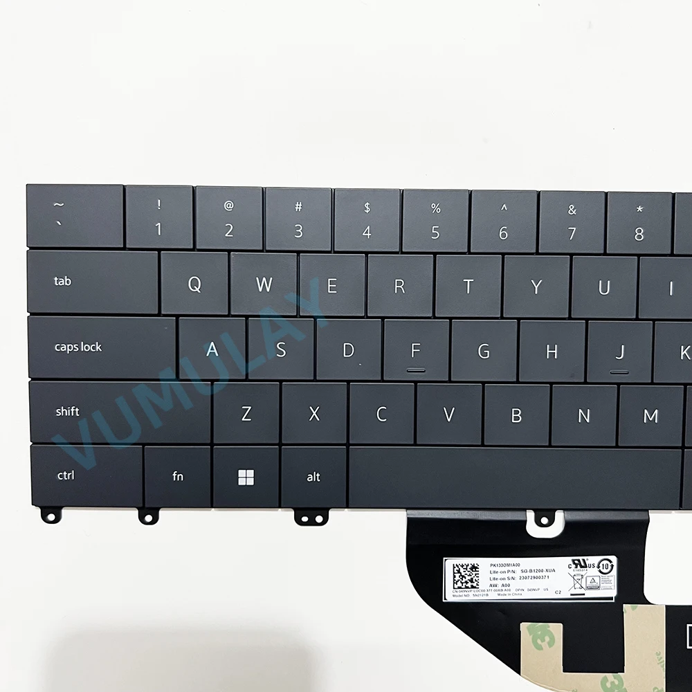 Imagem -05 - Teclado Retroiluminado Russo para Dell Xps 13 Plus 9320 Xps 9320 P151g 09fhr6 Sn2121b 049nvp Sg-b1200-xua Sg-b1200-xaa us