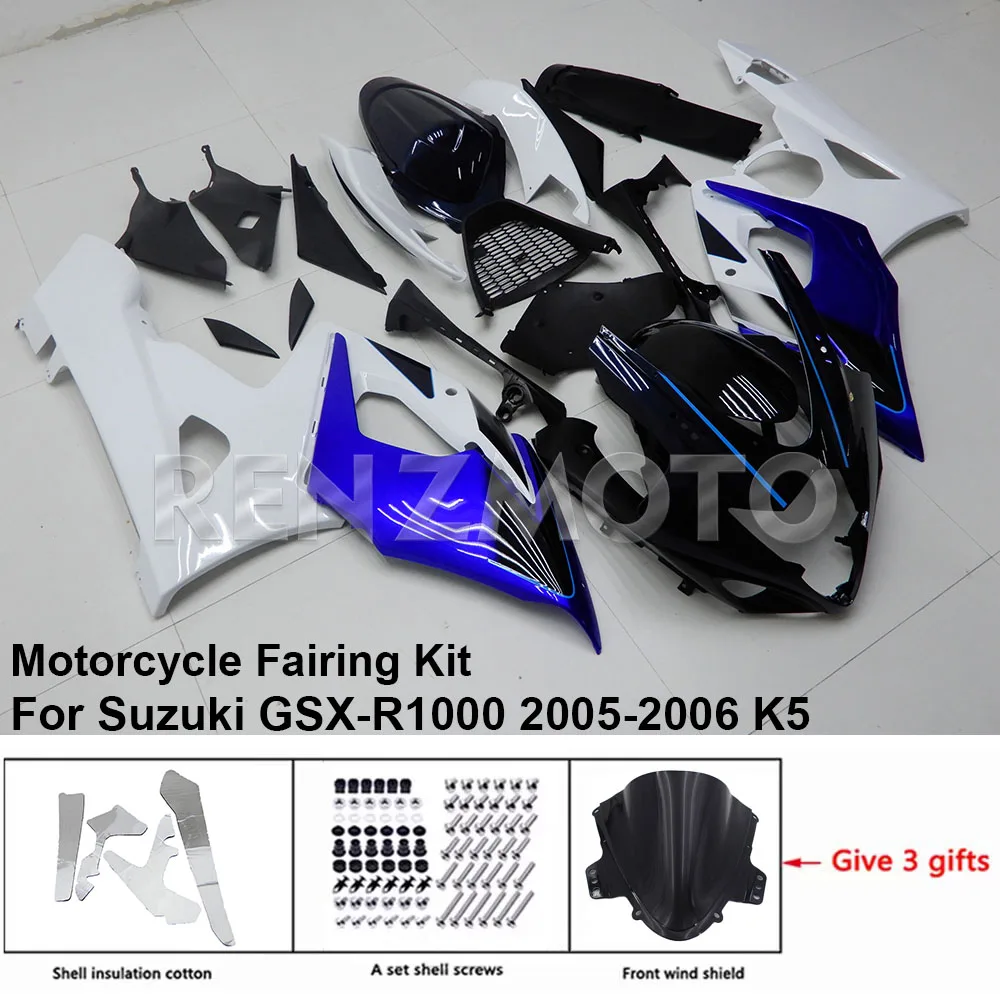 

For Suzuki GSX-R1000 2005-2006 K5 K6 Fairing Motorcycle Set Body Kit Decoration Plastic Guard Plate Accessories Shell S1005-102a