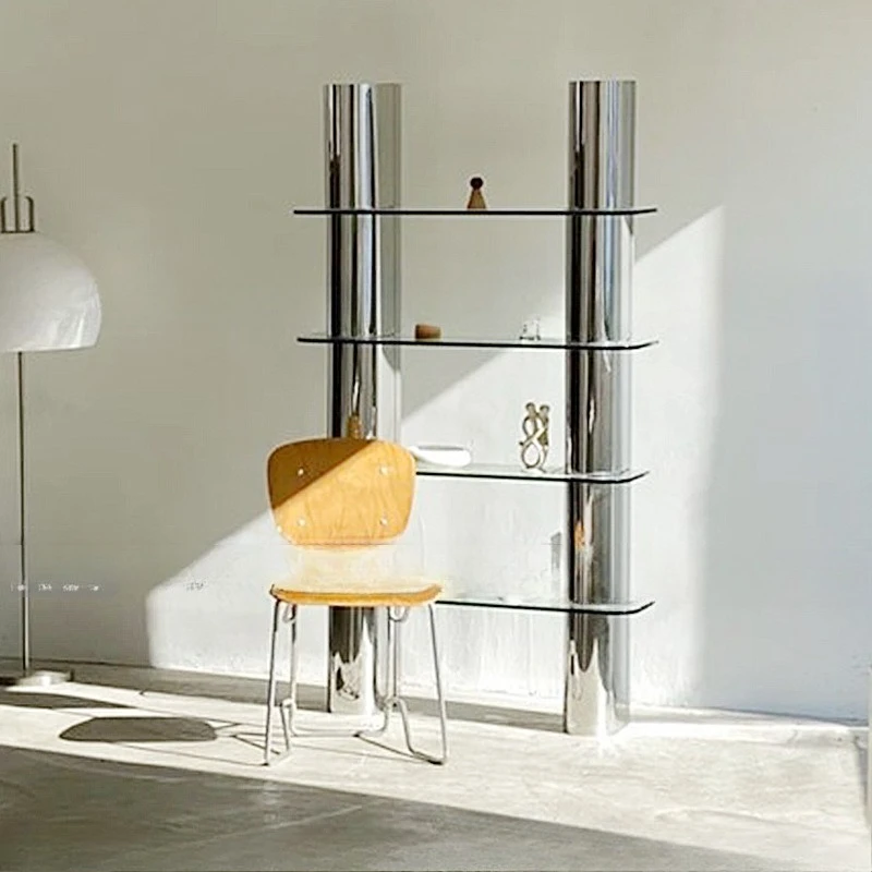 Nakajima Liushuitai Clothing Store Display Rack Floor-to-ceiling Glass Booth Fashion Buyer Store Shelf Shoe Bag