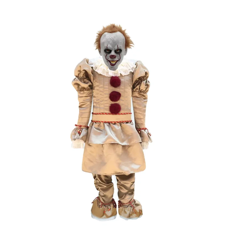 

2025 New Joker Pennywise Costume for Kids, Clown Cosplay Outfit, Halloween Party Costumes, American Comics ★ ★ ★ hh
