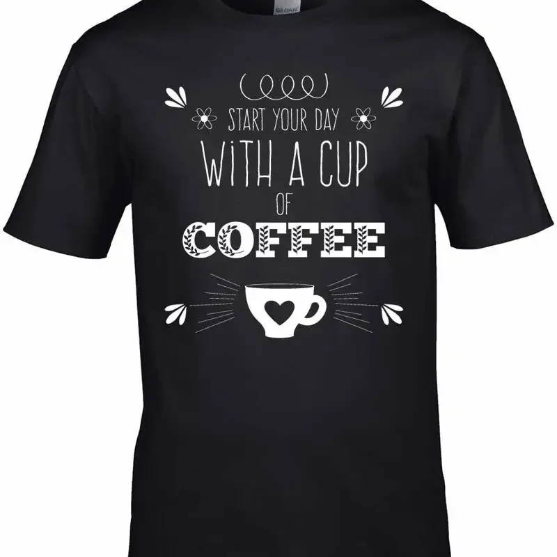 Coffee T Shirt Work Drink Barista Fresh Beans