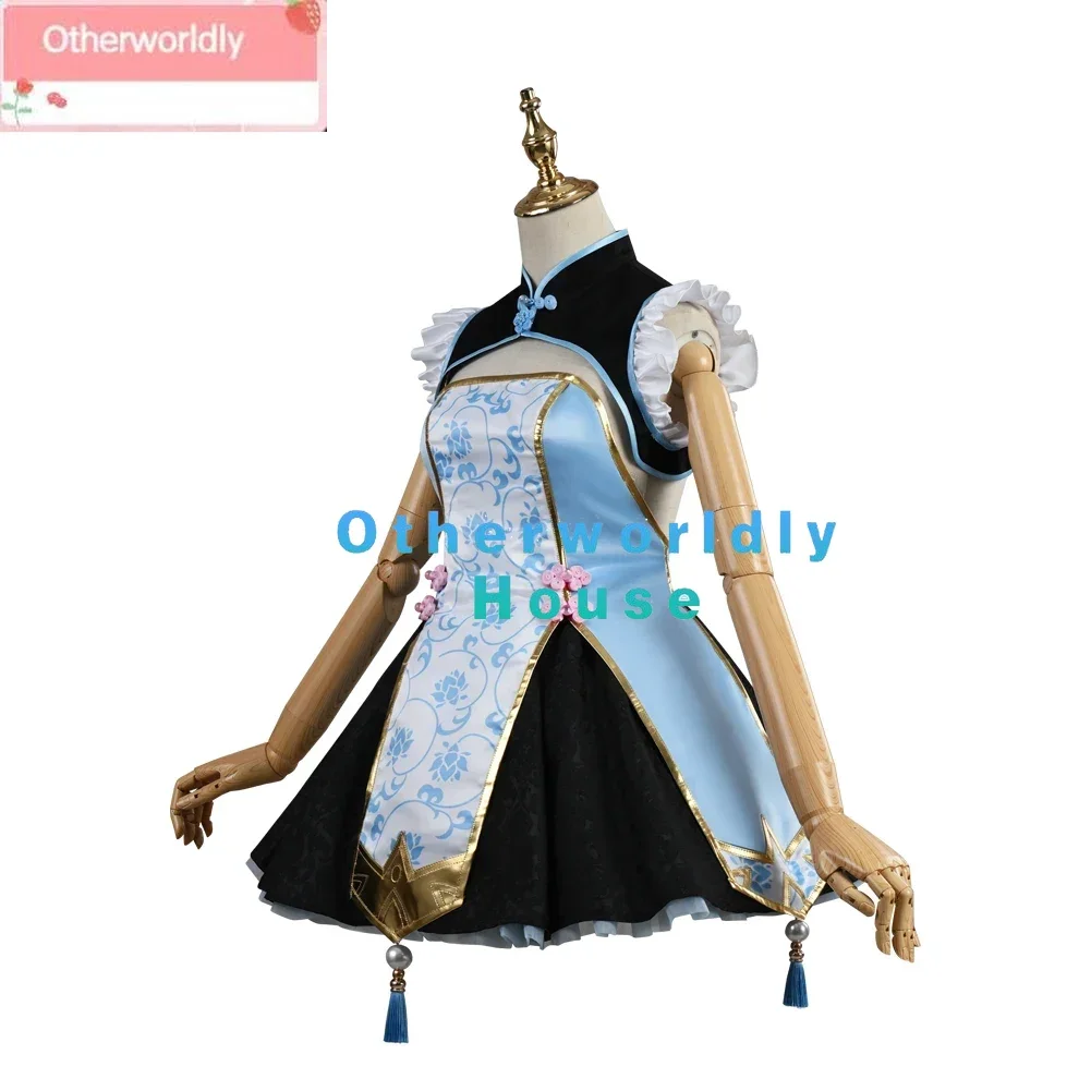 Anime Re:Life in a Different World Rem Cosplay Costumes Cute Chinese Cheongsam Party Suit Halloween Carnival Uniform Custom Made