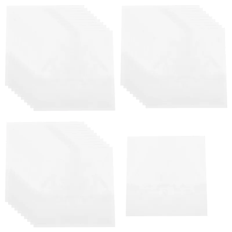 N34R-30 Flat Open Top Bag 6.7Mil Strong Cover Plastic Vinyl Record Outer Sleeves For 12 Inch Double /Gatefold 2LP 3LP 4LP