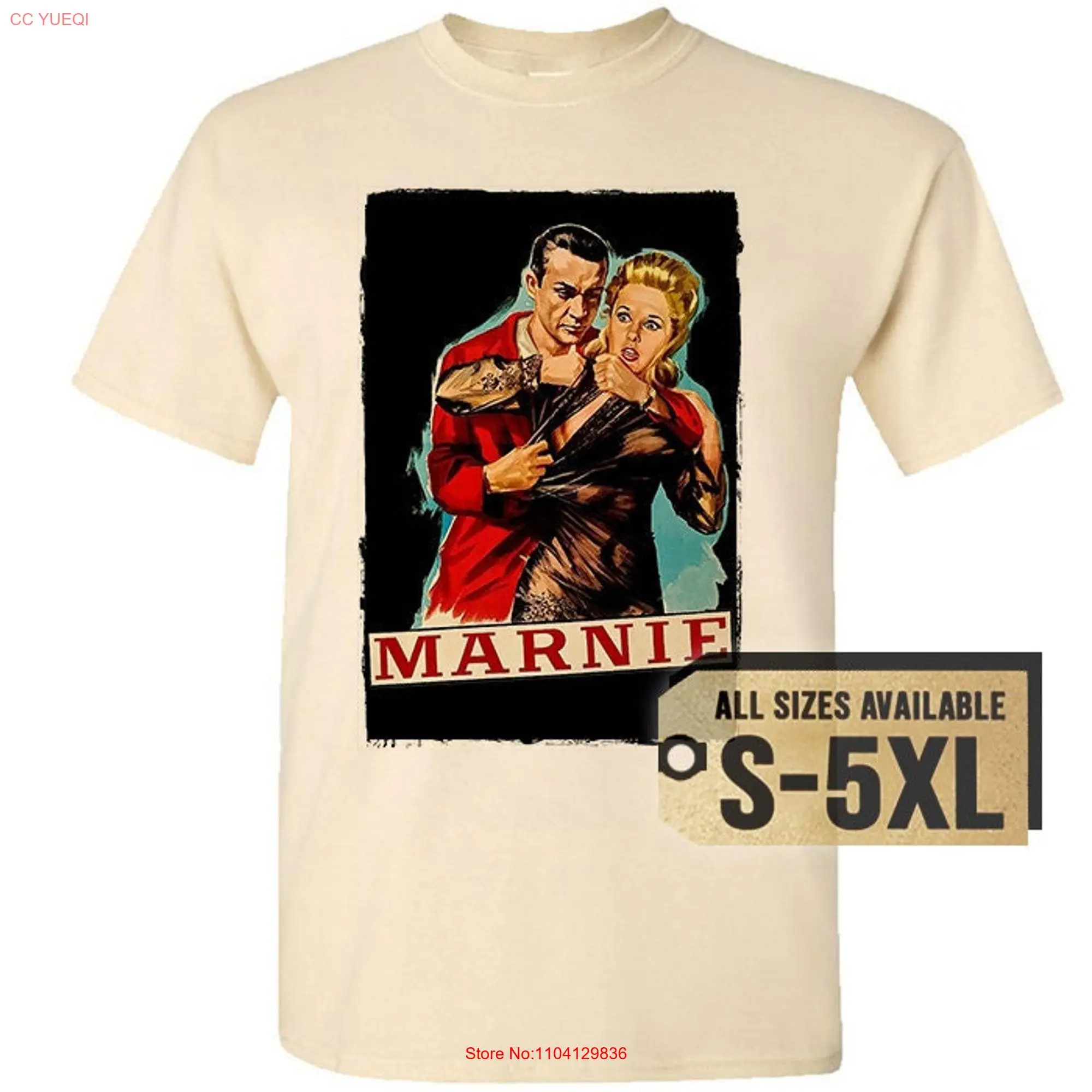 Marnie V11 Natural White Gray Vintage Men T Shirt all sizes S 5XL Film long or short sleeves