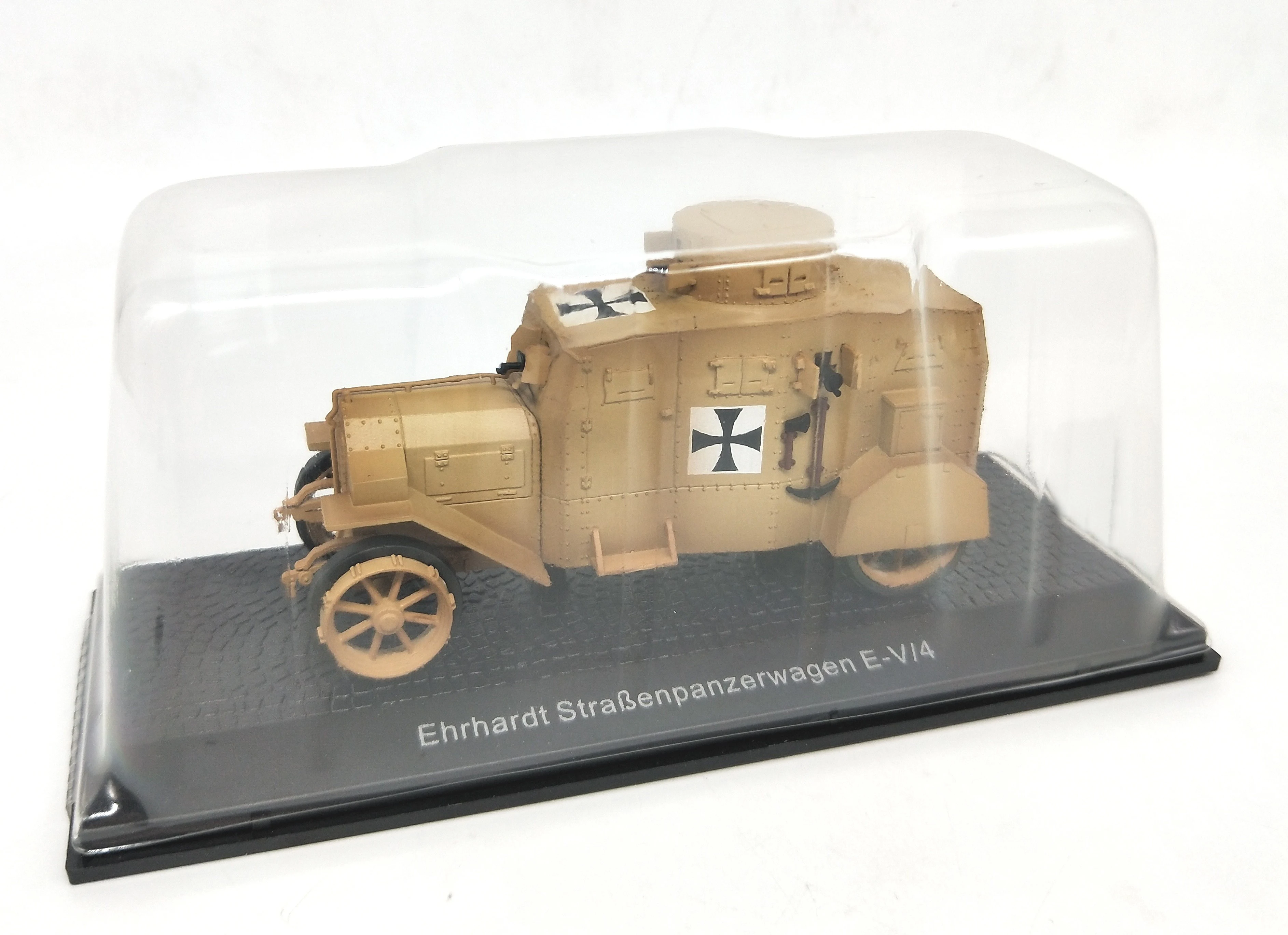 1: 43 German Ehrhardt EV4 armored vehicle model in World War I  Finished product collection model Alloy body