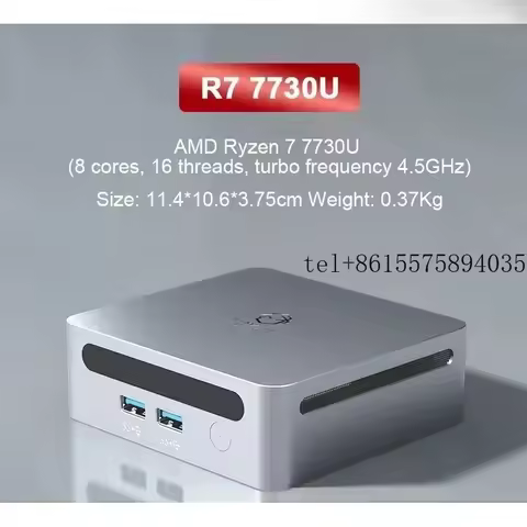 2026 new SZBOX Ryzen 7730U 7530U 7330U MI-NI PC WIFI6 BT5.2 Dual Cha-nnel DDR4 3200MHz 16GB 500GB NVME SSD Desktop Gaming Compu