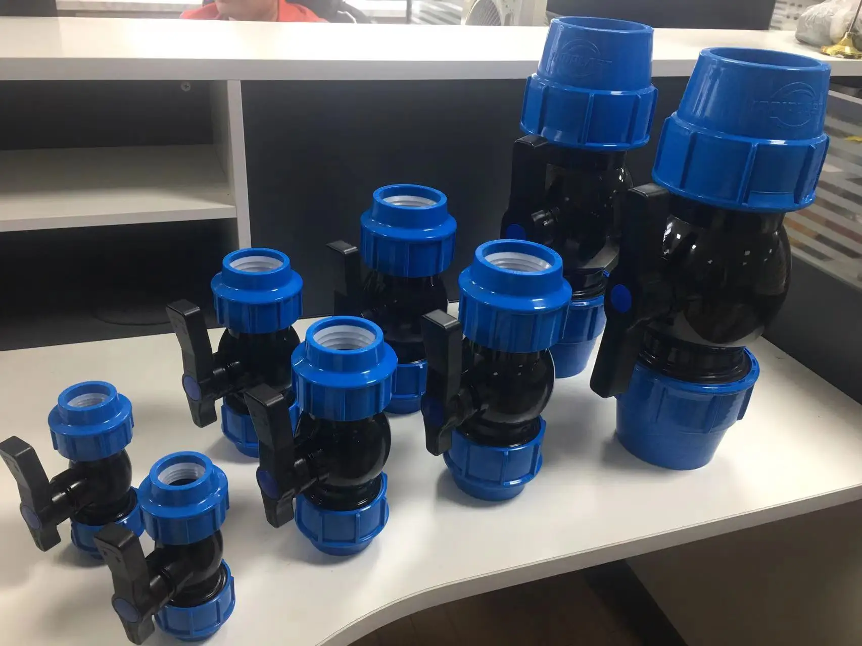 KEXING IRRIPLAT PN16 HDPE PE Irrigation compression fittings PP Quick Connector Push Fit fittings Male Threaded Tee