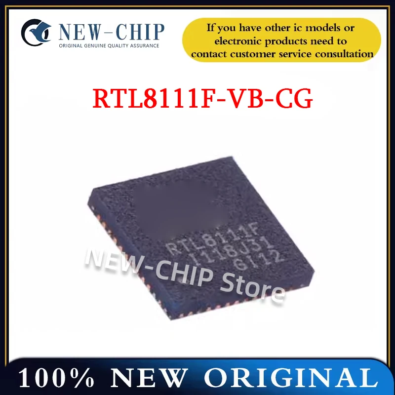 Chip controlador de RTL8111F-VB-CG, nuevo, Original, RTL8111F, 2 uds.-100 Uds./lote, QFN-48