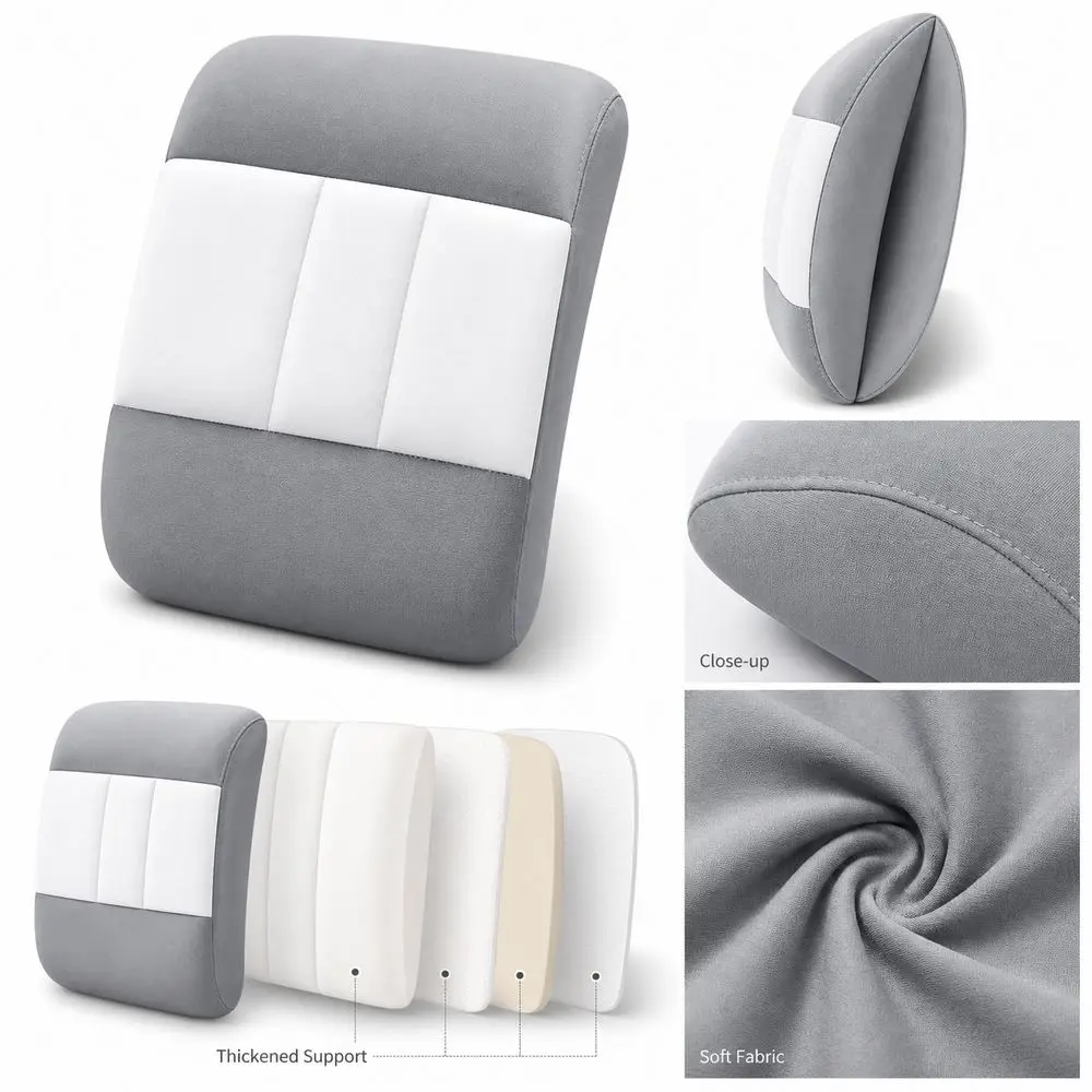 Sleep Waist Support Lumbar Support Belt Bionic Support Soft Structure Waist Support Belt Wraparound Style Lumbar Support Cushion