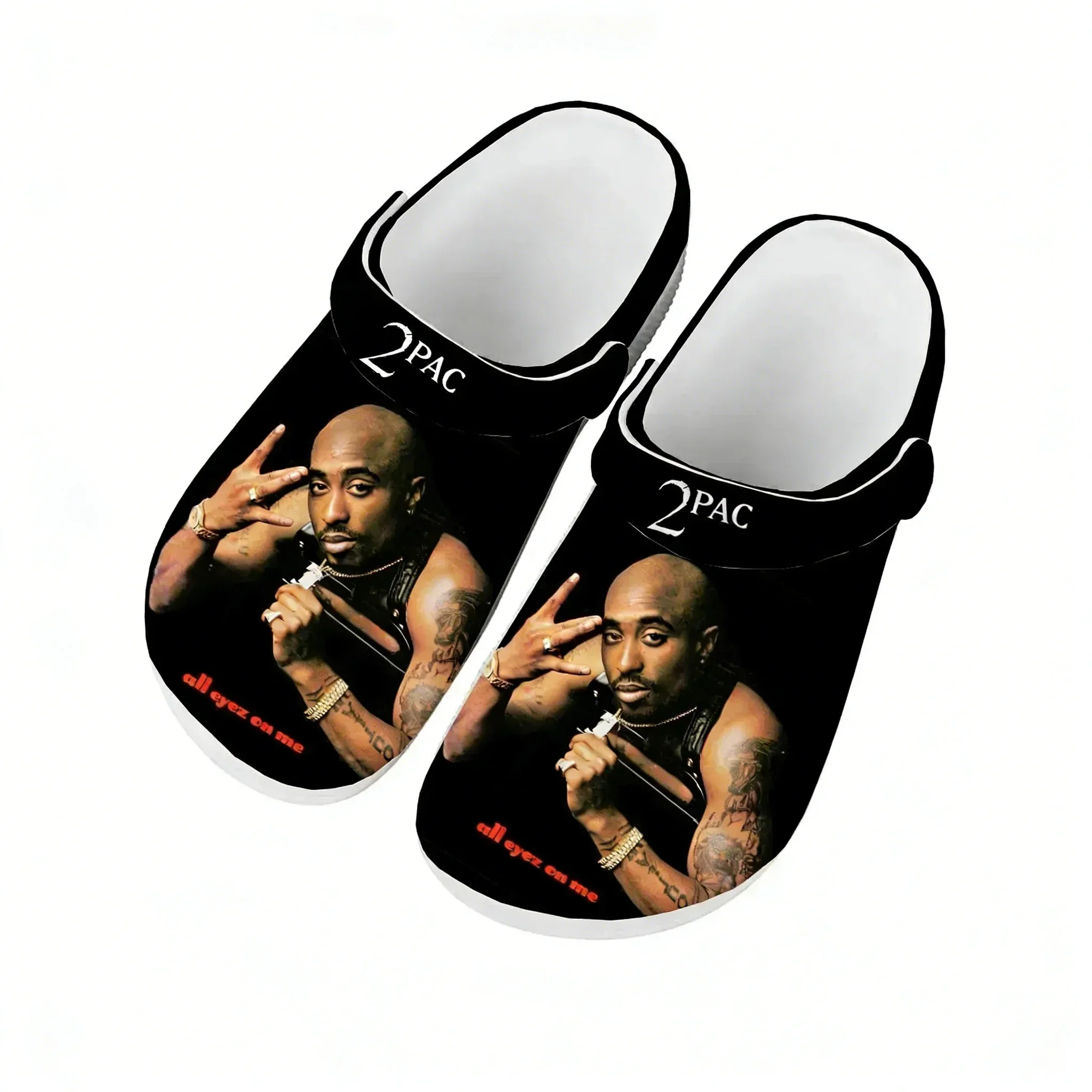 

2PAC Water Shoes Mens Womens High Quality Fashion Home Garden Clogs Customizd Sandals Beach Breathable Hole Slippers