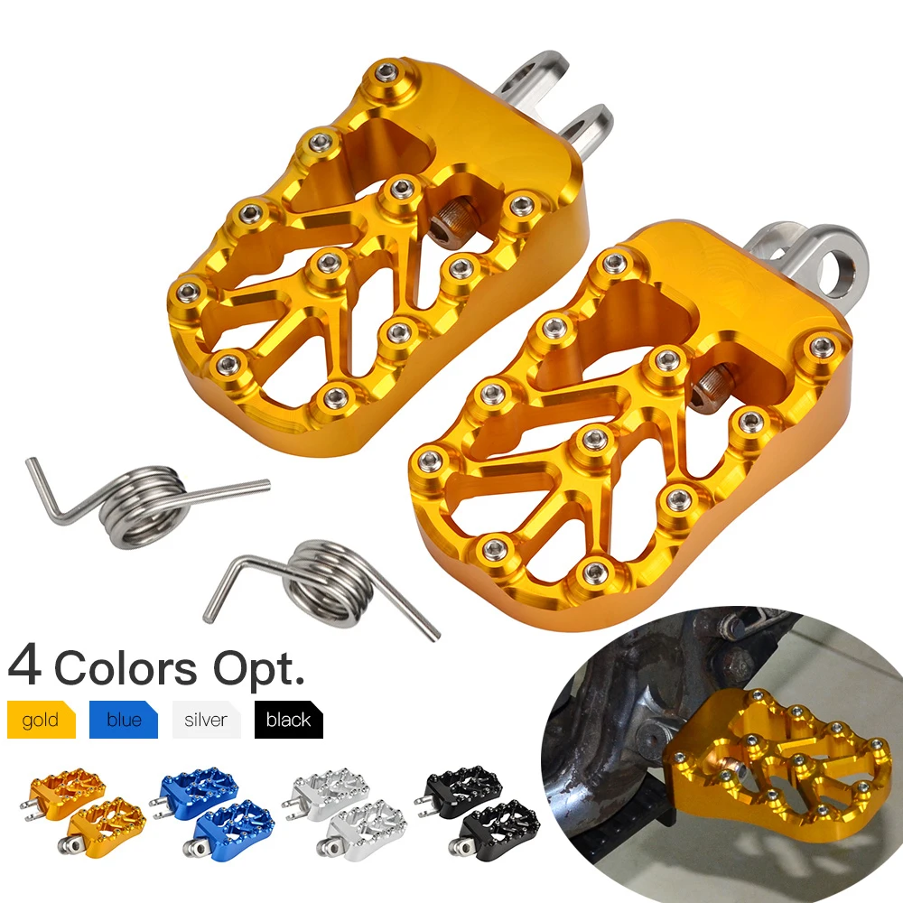 

Motorcycle Footrest Footpegs Foot Pegs Rests Pedal For Suzuki DRZ400 E S SM DR-Z400 Z400E Z400S Z400SM 2000-2021 2020 2019 2018