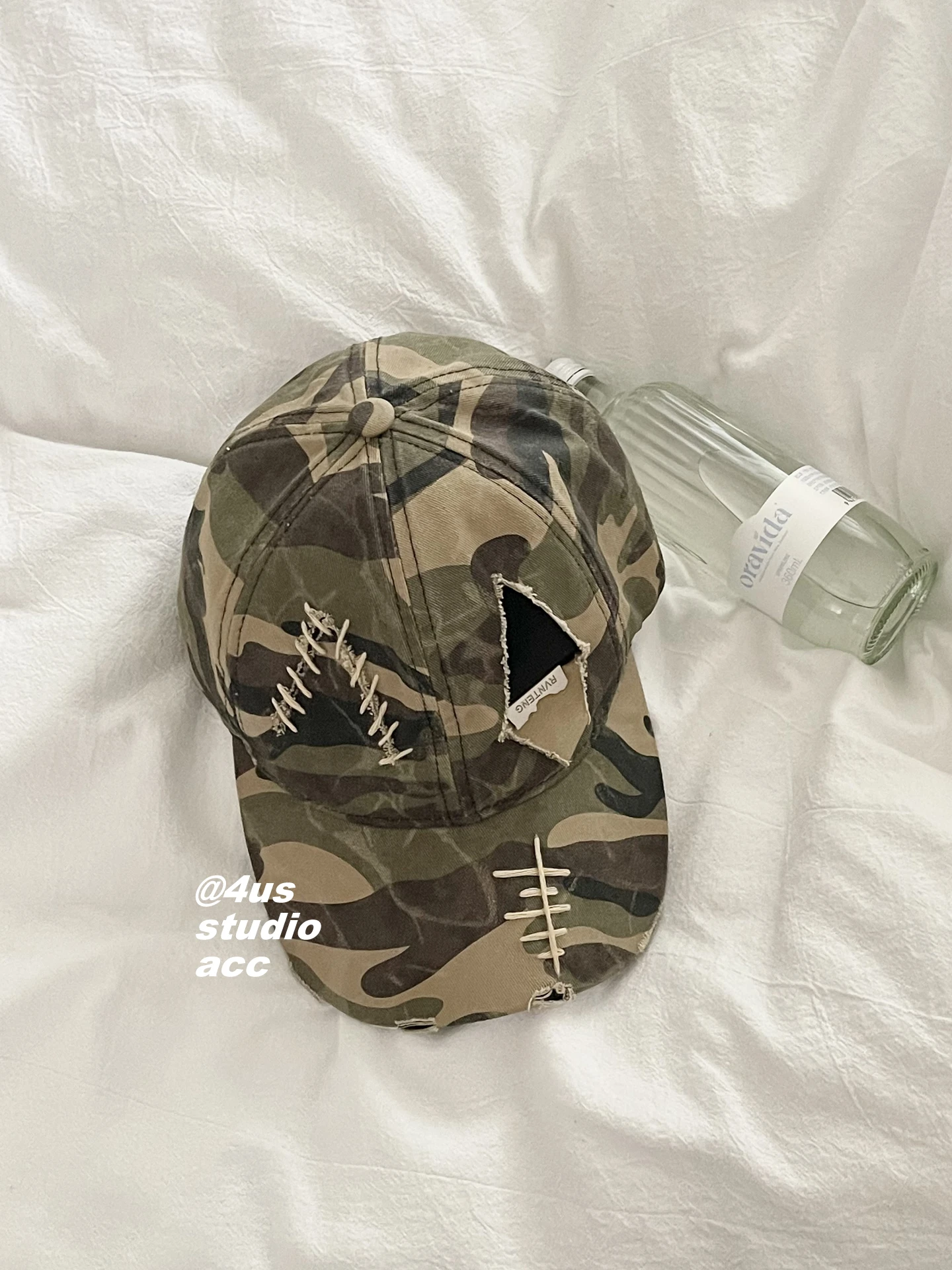 

Retro Baseball Cap Women's Four Seasons Versatile Hole Deep Top Street Trend Brand Cap