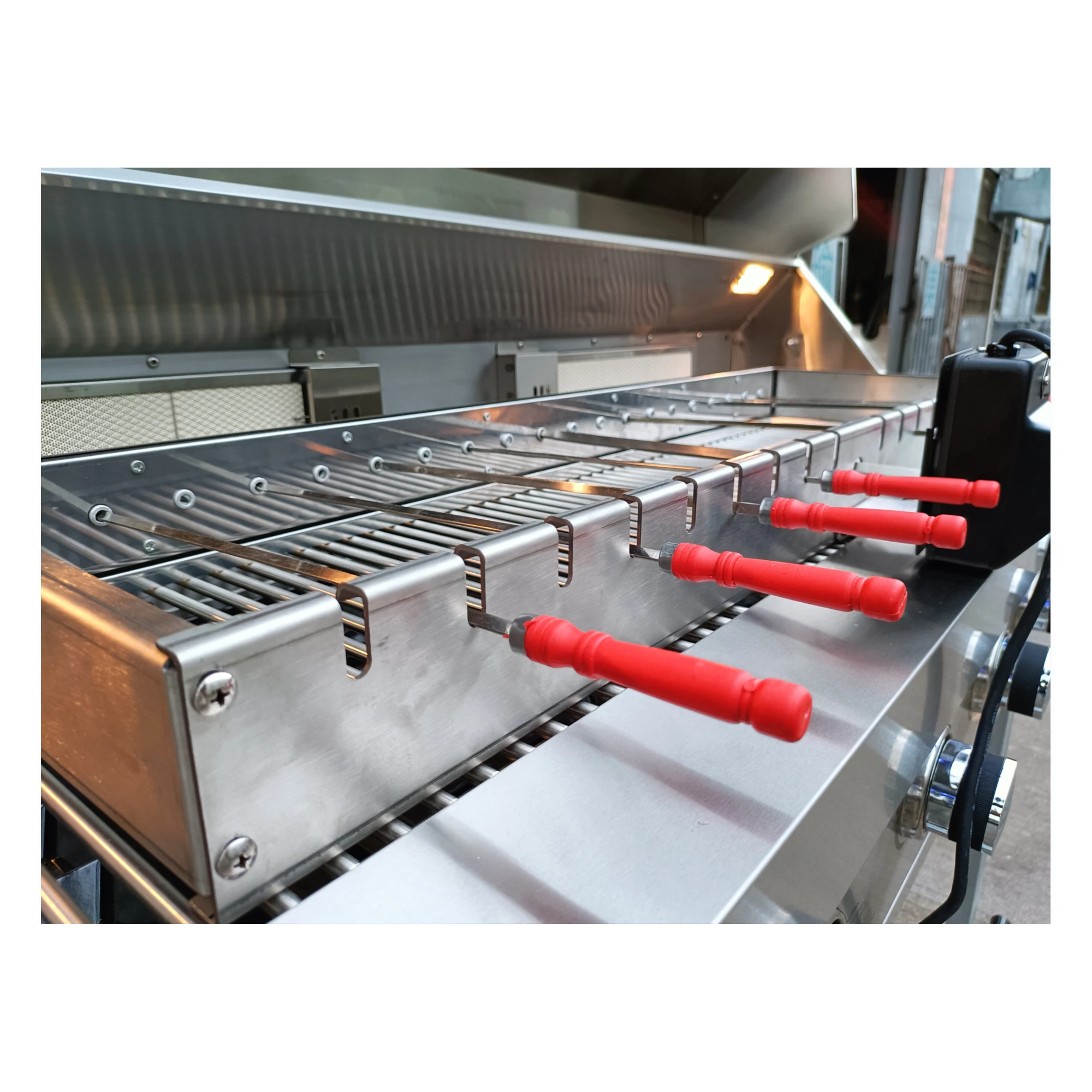 Hot Sale 60kg 120-150cm Commercial Stainless Steel Charcoal Outdoor Barbeque Pig Hog Roasting Machine Electrical BBQ Rotisserie