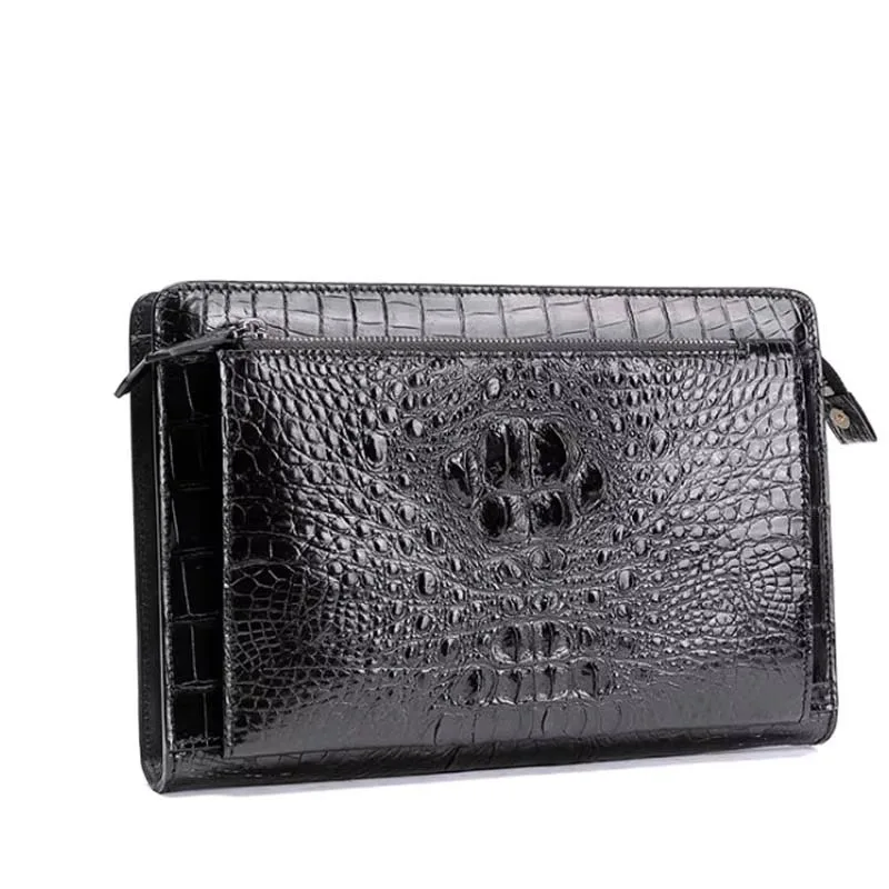 ourui new arrival  male  men bag crocodile leather bag  male  hand bag men clutch bag