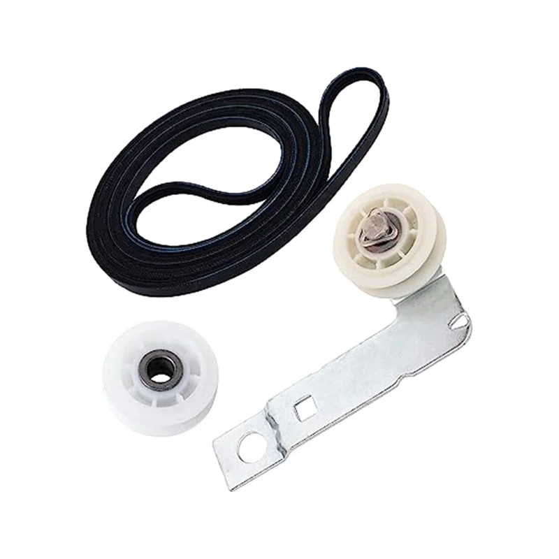 661570 & 279640 & W10837240 Dryer Belt and Pulley Kit Replacement Parts, Dryer Wear Part Replacement, Fits Most Dryers