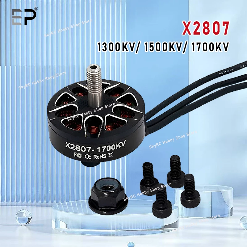 E-power X2807 Brushless Motor, 1300KV 4S/1500KV 1700KV 6S, Power Parts for 7 Inch Long Range Freestyle RC Multirotor