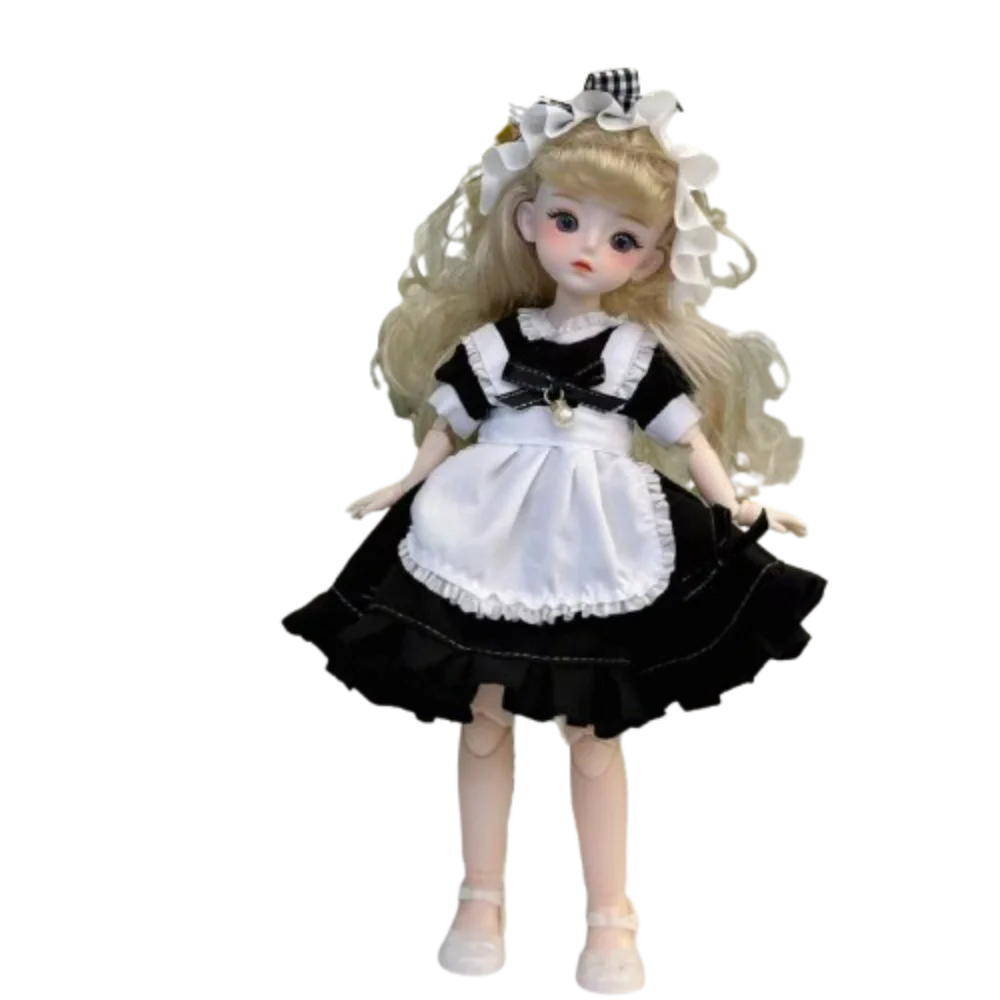 

1/6 SD 30cm Doll with Clothes Attractive Eyes Long Hair Princess Dress Up Dolls Elegant Ball Jointed