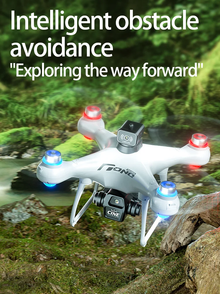 VIVO E55 Drone Mini double caméra 8K aérien HD hélicoptère professionnel GPS positionnement évitement moteur sans bus Drone UAV