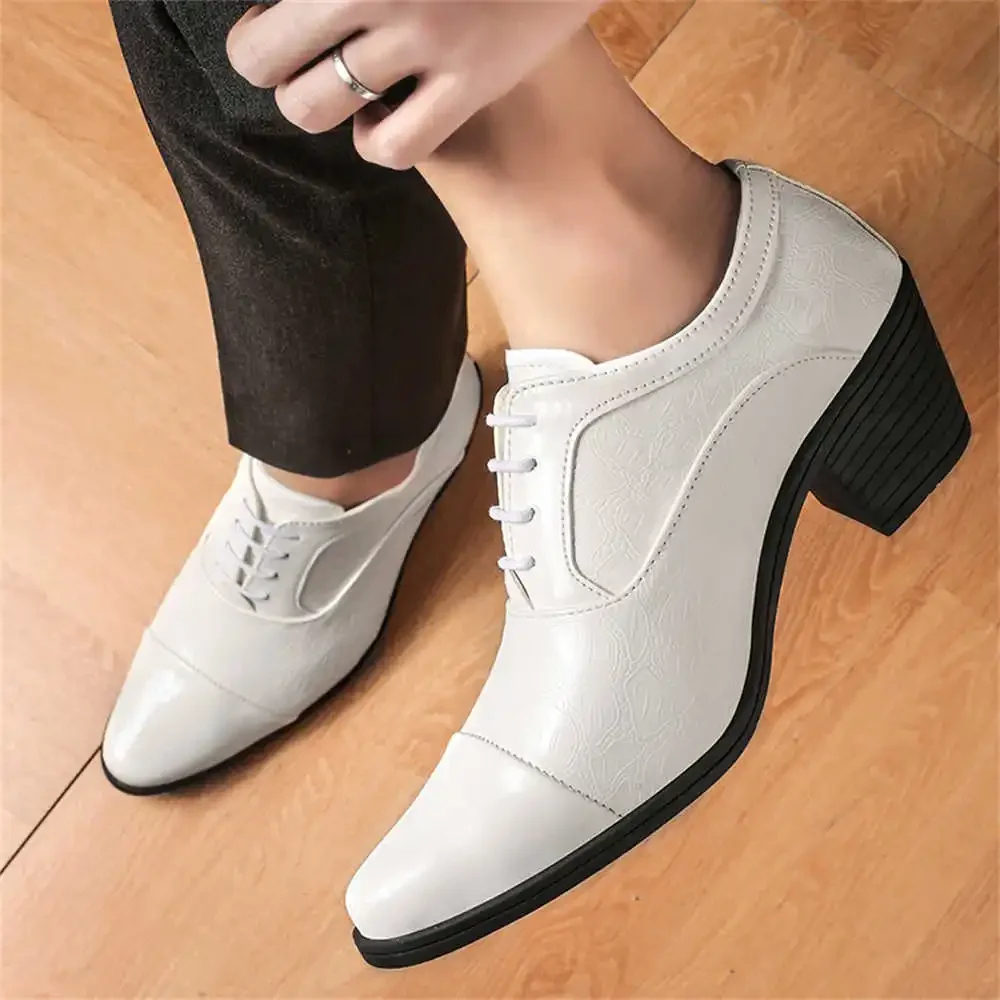 39-40 Low-heeled Party Dresses Sports Shoes Children Mens Dress Sneakers New Fast Releases Sepatu Lofers Upper Wide Fit