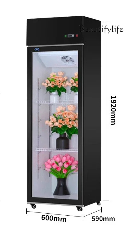 Commercial air-cooled frost-free refrigerated cabinet special flower display cabinet