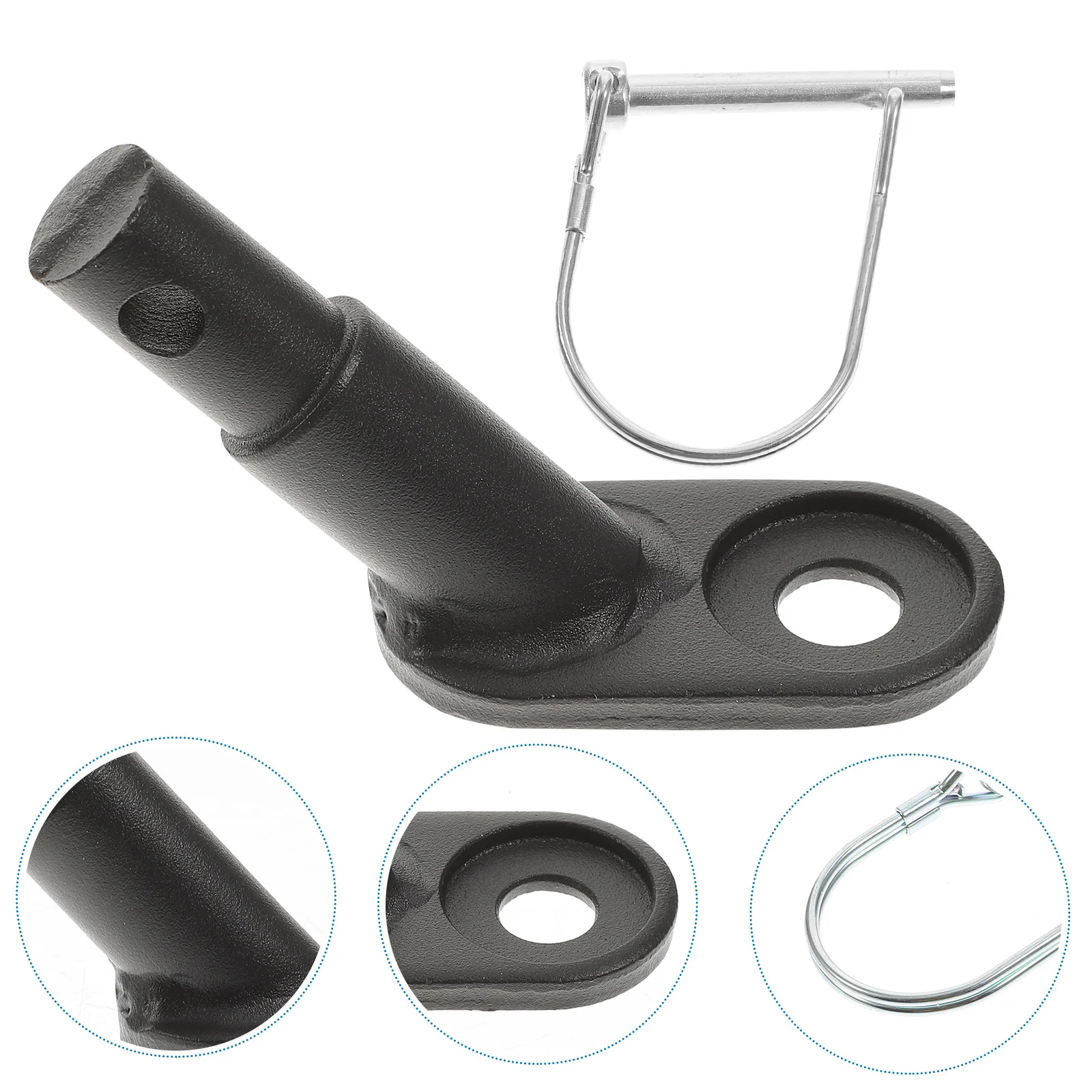 Adaptador de reboque de aço durável náilon universal ajuste bicicleta elétrica adaptador de reboque conector acoplador de reboque