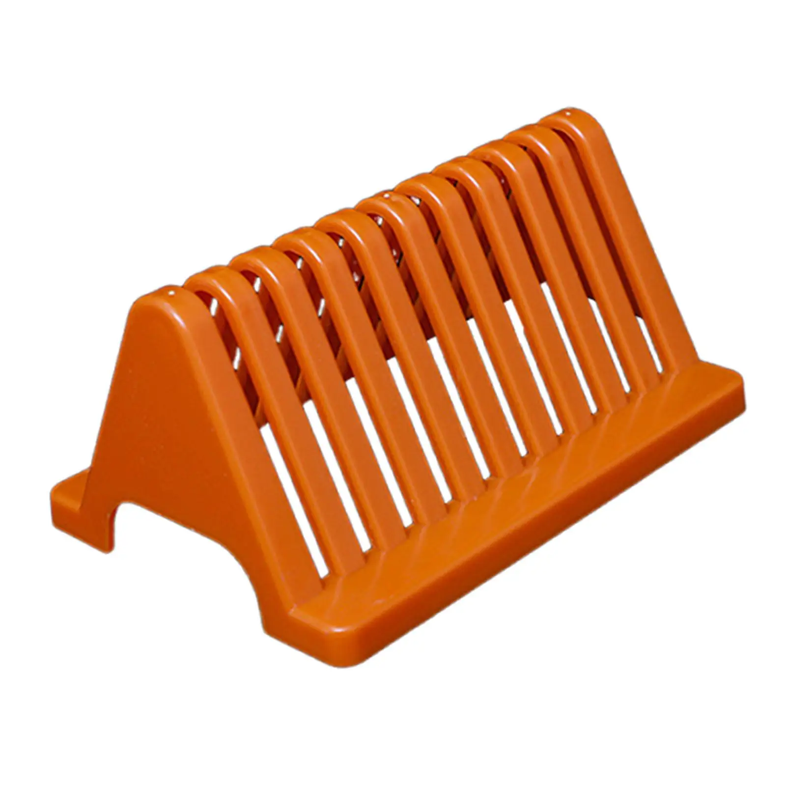 Microscope Slides Staining Rack Convenient Sturdy Easy to Use Glass Plate Drain Shelf Glass Slide Drain Stand for Professional