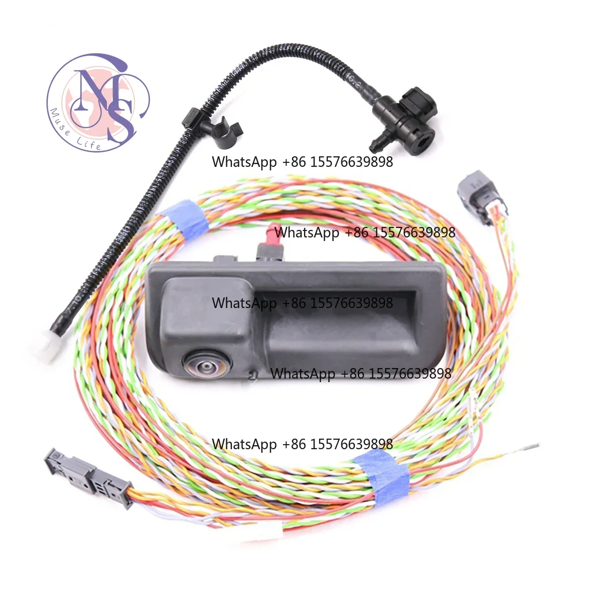ZOCI-FOR- Highline Rear View Camera With Guidance Line Harness Pipe For Golf MK8 Variant A3 8Y Octavia MK4